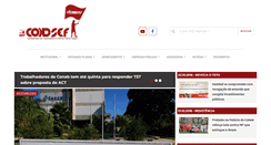 Desktop Screenshot of condsef.org.br
