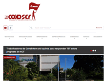Tablet Screenshot of condsef.org.br